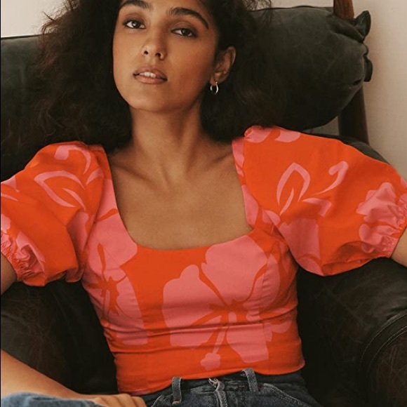 STAUD papaya top - Picture 2 of 4